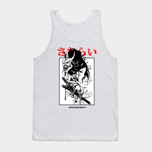 Cyberpunk Geisha Girl Samurai Warrior Anime Streetwear Tank Top